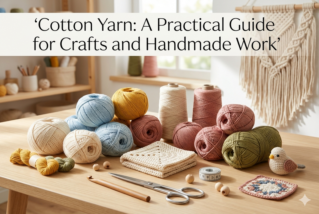 Cotton Yarn: A Practical Guide for Crafts and Handmade Work