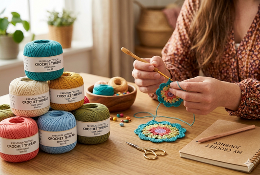Crochet Cotton Thread: The Complete Guide for Indian Crafters by Damodaram Enterprise