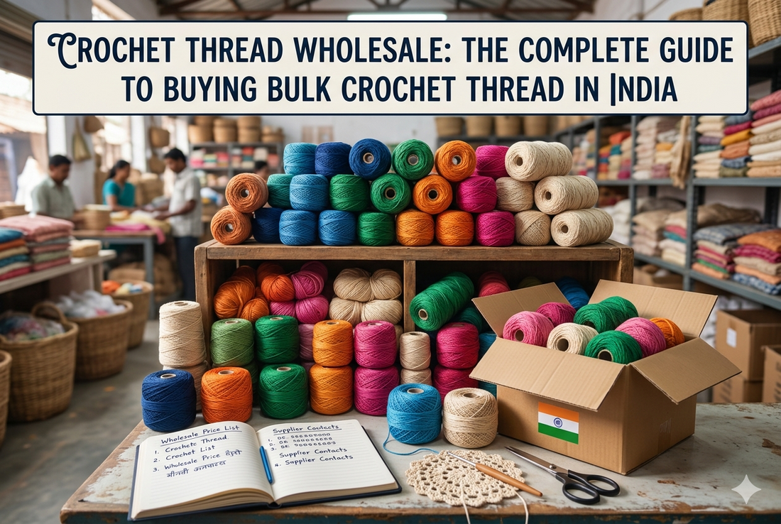 Crochet Thread Wholesale: The Complete Guide to Buying Bulk Crochet Thread in India