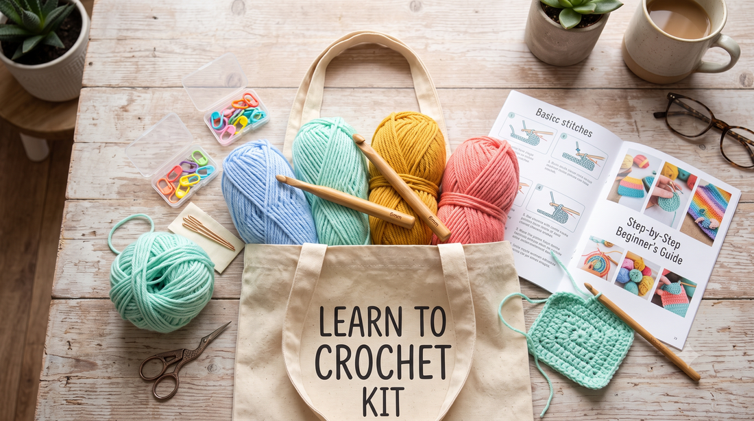 Learn to Crochet Kit for Beginners