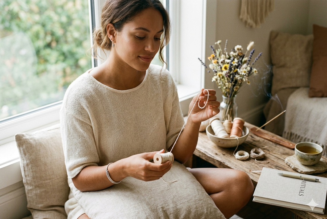 Skin‑Friendly Ritual Thread: Soft, Safe Cotton Thread for Sensitive Skin, Babies, and Sacred Ceremonies