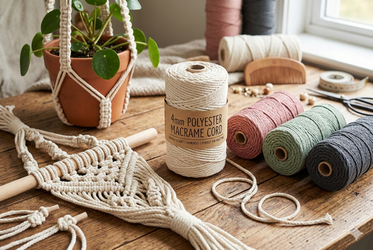 4mm Polyester Macrame Cord: The Crafter's Guide to Bigger, Bolder Macrame Projects