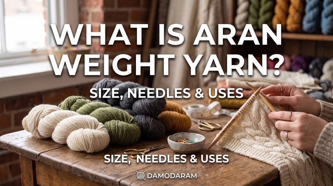 What Is Aran Weight Yarn? Size, Needles & Uses | Damodaram