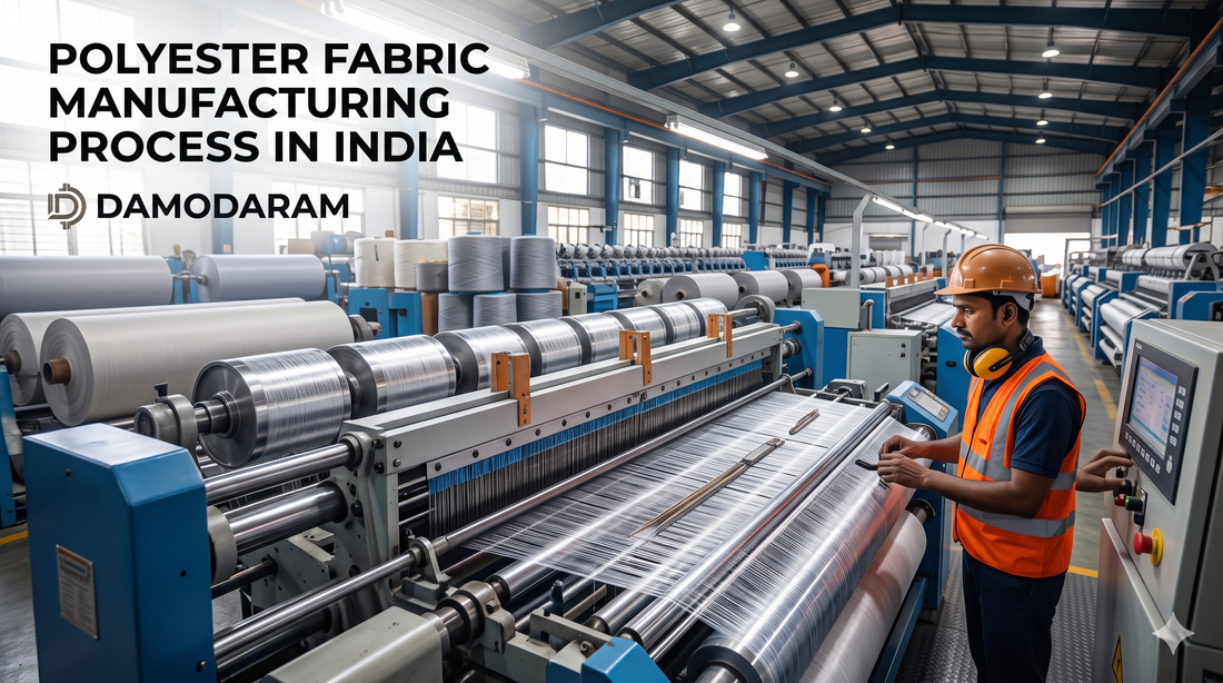 Polyester Fabric Manufacturing Process in India | Damodaram