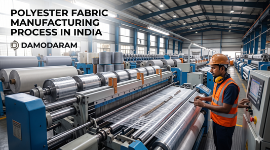 Polyester Fabric Manufacturing Process in India | Damodaram
