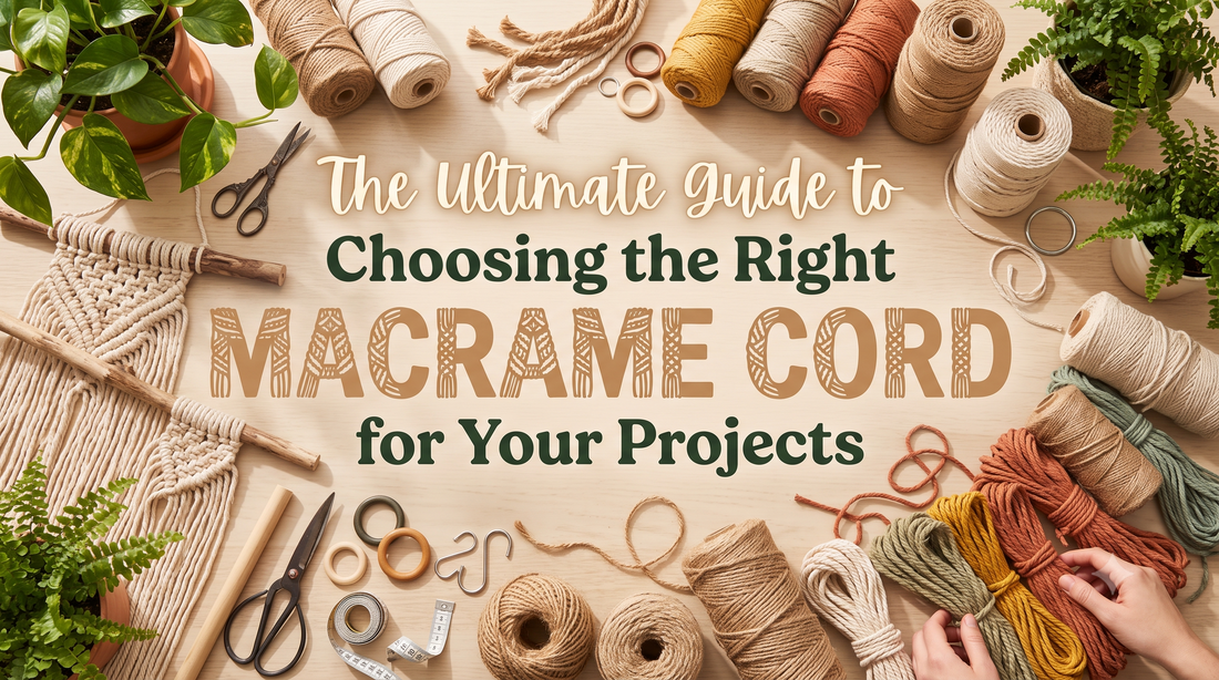 The Ultimate Guide to Choosing the Right Macrame Cord for Your Projects