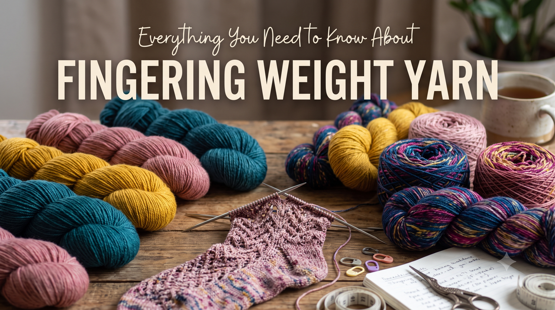 Fingering Weight Yarn: Needle Size, Gauge & Uses