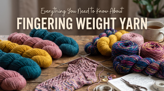 Fingering Weight Yarn: Needle Size, Gauge & Uses