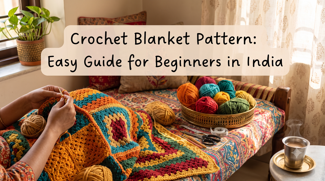 Crochet Blanket Pattern: Easy Guide for Beginners in India