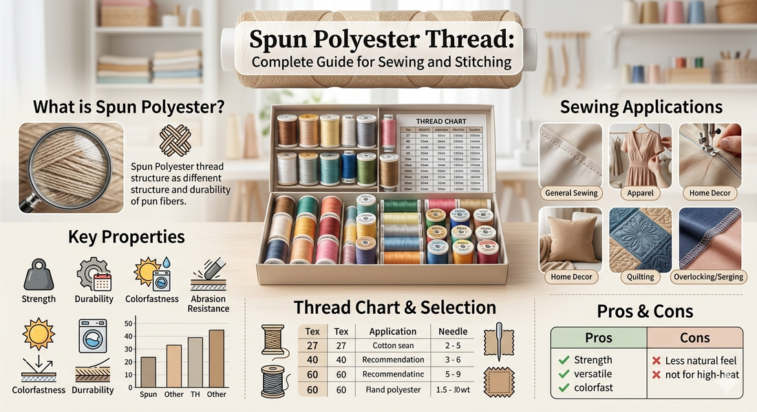 Spun Polyester Thread: Complete Guide for Sewing and Stitching