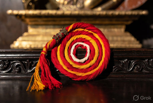 Raksha Sutra Dhaga: The Sacred Protection Thread of Hindu Tradition and Divine Blessings