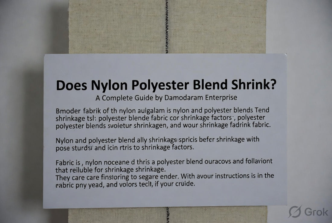 Does Nylon Polyester Blend Shrink? A Complete Guide by Damodaram Enterprise