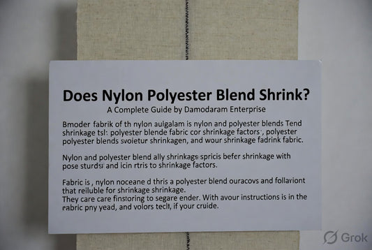 Does Nylon Polyester Blend Shrink? A Complete Guide by Damodaram Enterprise