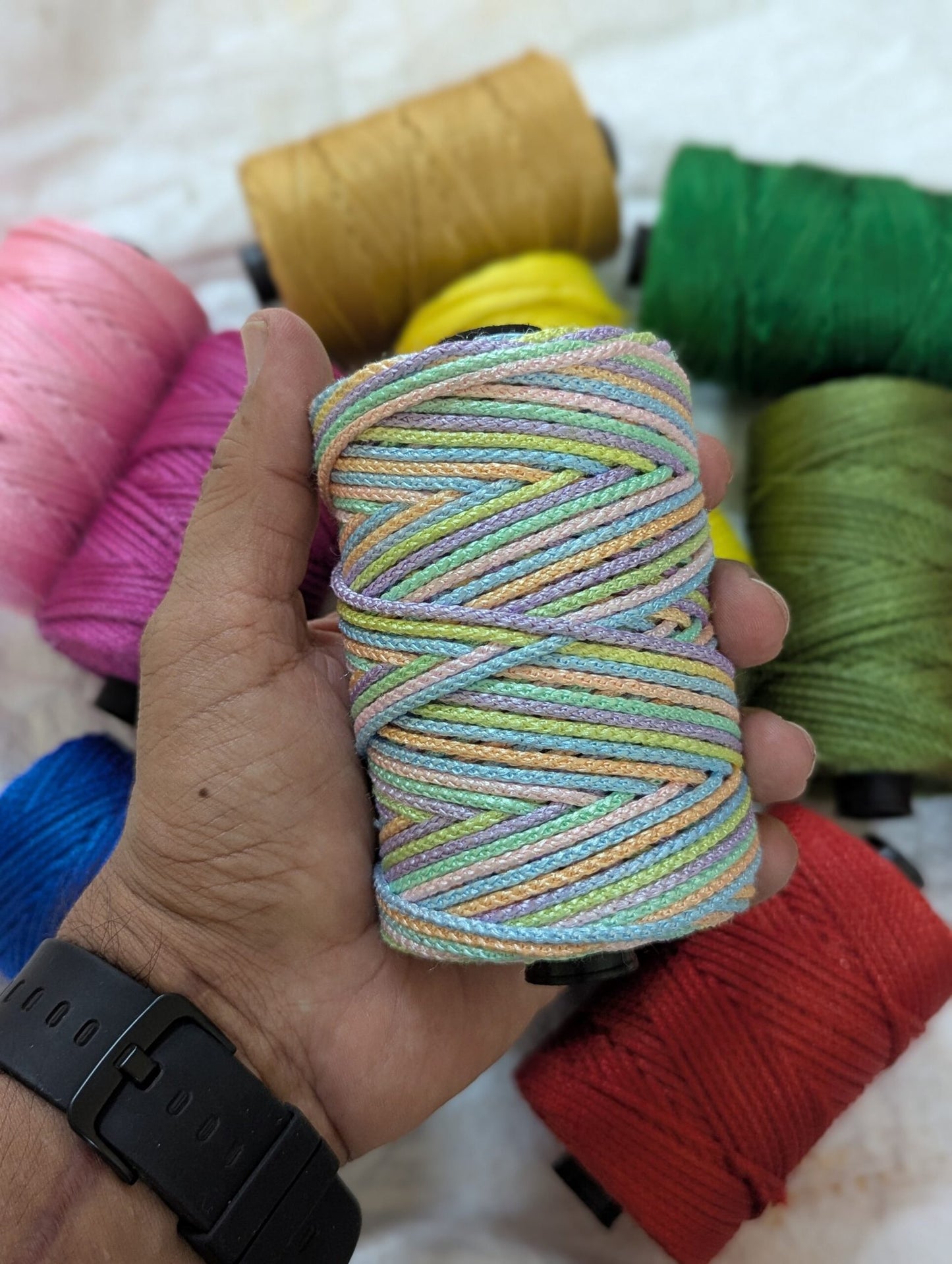 2.5mm Braided Polyester Macrame Thread Cord