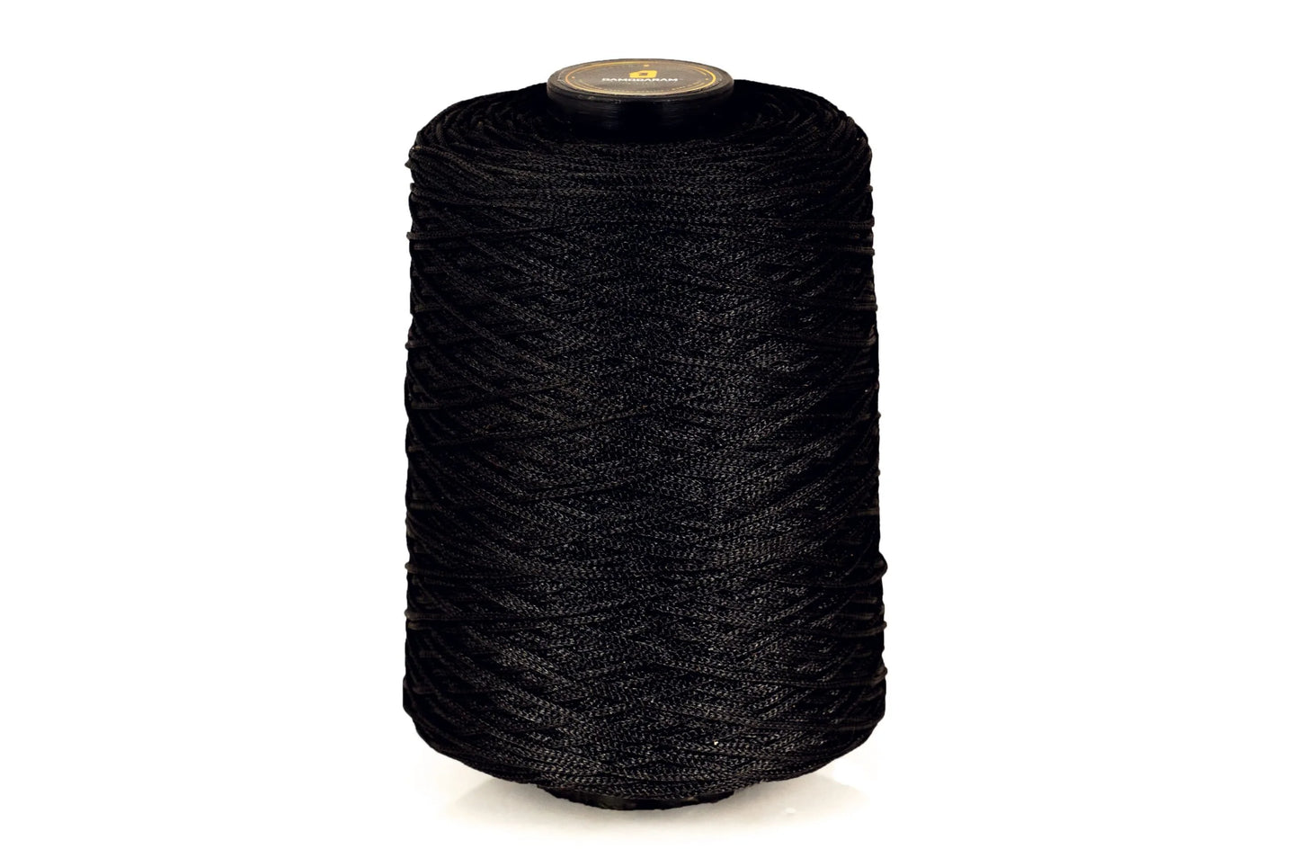 1mm Nylon Knitted Macrame Thread Cord/Dori For Art Craft & DIY Projects (Black)