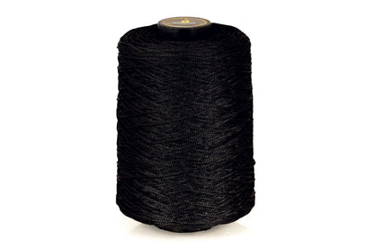 1mm Nylon Knitted Macrame Thread Cord/Dori For Art Craft & DIY Projects (Black)