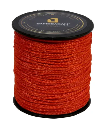 2mm Nylon Macrame Thread Cord/Dori For Art Craft & DIY Projects (Orange)