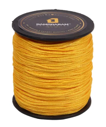 2mm Nylon Macrame Thread Cord/Dori For Art Craft & DIY Projects (Golden Yellow)