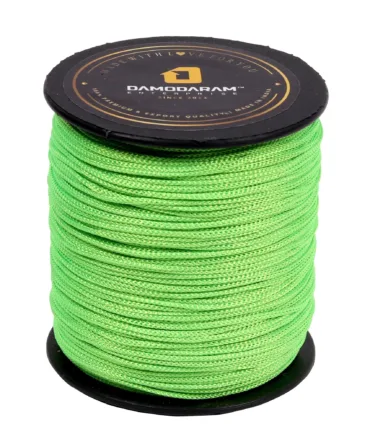 2mm Nylon Macrame Thread Cord/Dori For Art Craft & DIY Projects (Fluorecent Neon Green)