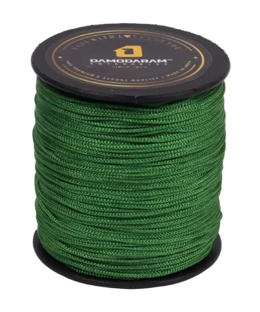 2mm Nylon Macrame Thread Cord/Dori For Art Craft & DIY Projects (Green)