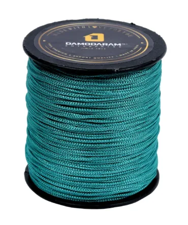 1mm Nylon Macrame Thread Cord/Dori For Art Craft & DIY Projects (Rama Green)
