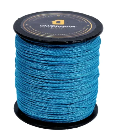 2mm Nylon Macrame Thread Cord/Dori For Art Craft & DIY Projects (Firozi Blue)