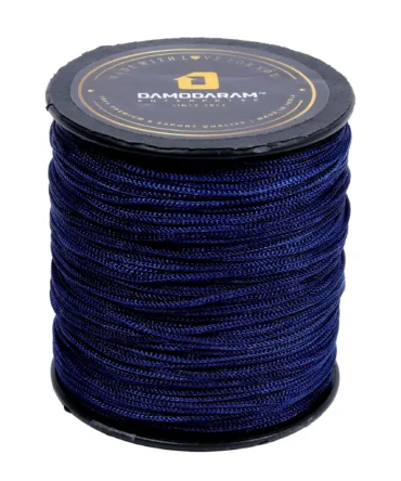 2mm Nylon Macrame Thread Cord/Dori For Art Craft & DIY Projects (Neavy Blue)
