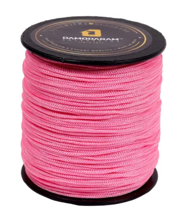 1mm Nylon Macrame Thread Cord/Dori For Art Craft & DIY Projects (Pink)