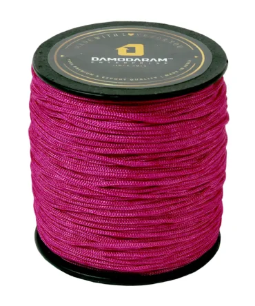 2mm Nylon Macrame Thread Cord/Dori For Art Craft & DIY Projects (Magenta)
