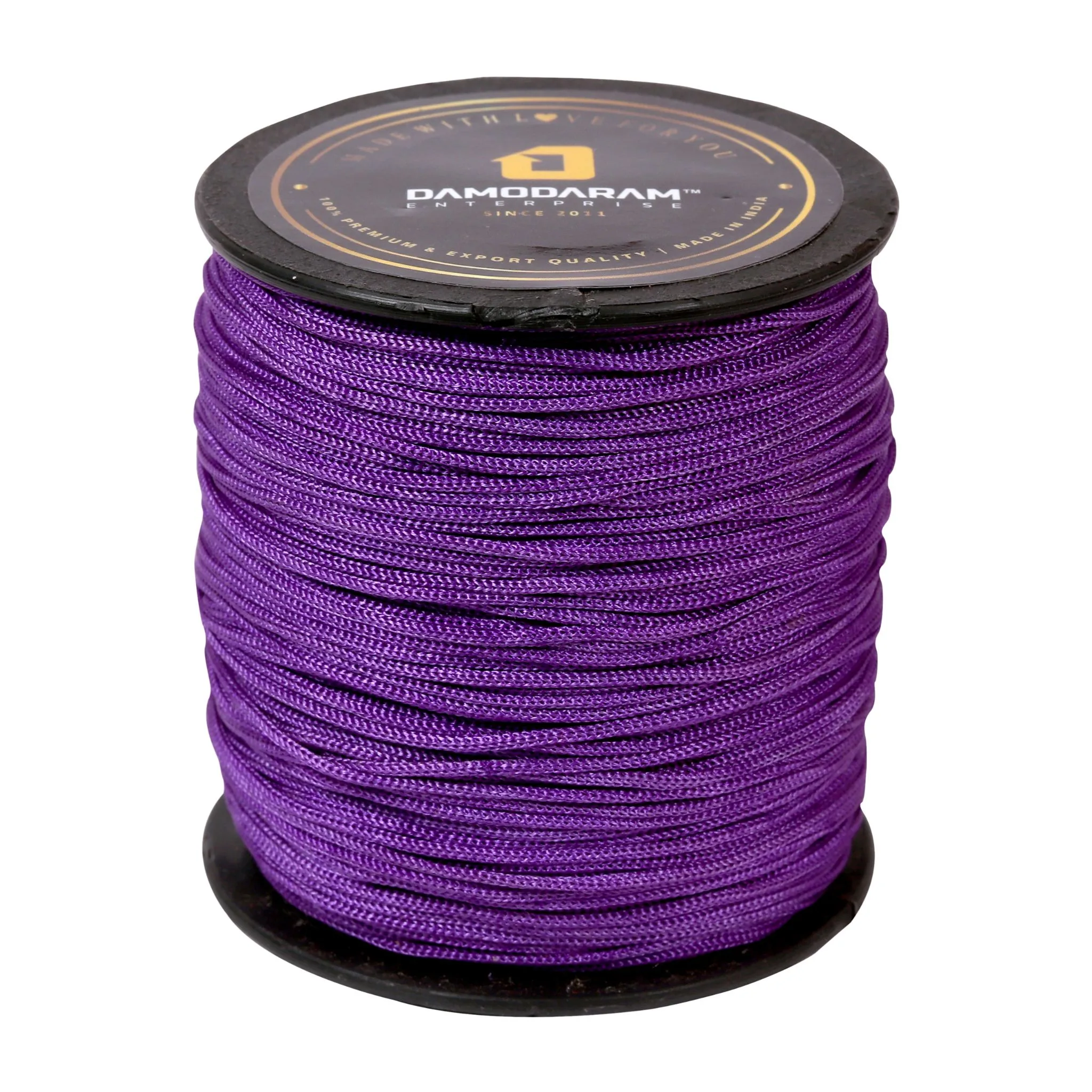 1mm Nylon Macrame Thread Cord/Dori For Art Craft & DIY Projects (Jambali Violet)