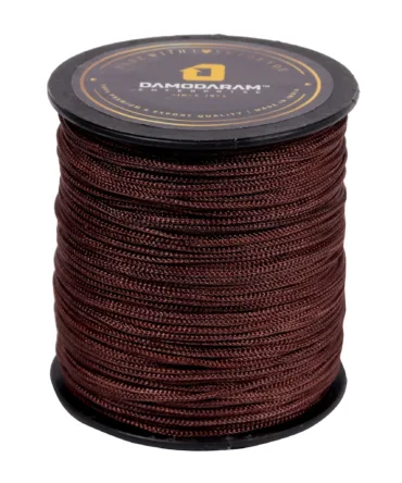 2mm Nylon Macrame Thread Cord/Dori For Art Craft & DIY Projects (Brown Coffee)