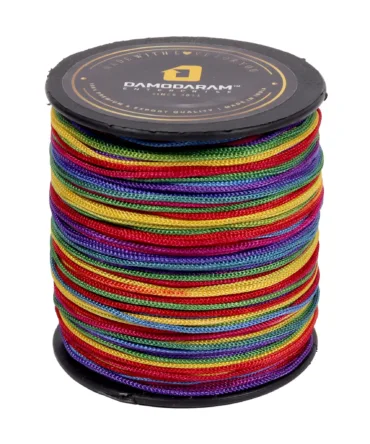 2mm Nylon Macrame Thread Cord/Dori For Art Craft & DIY Projects (Multi Colour)