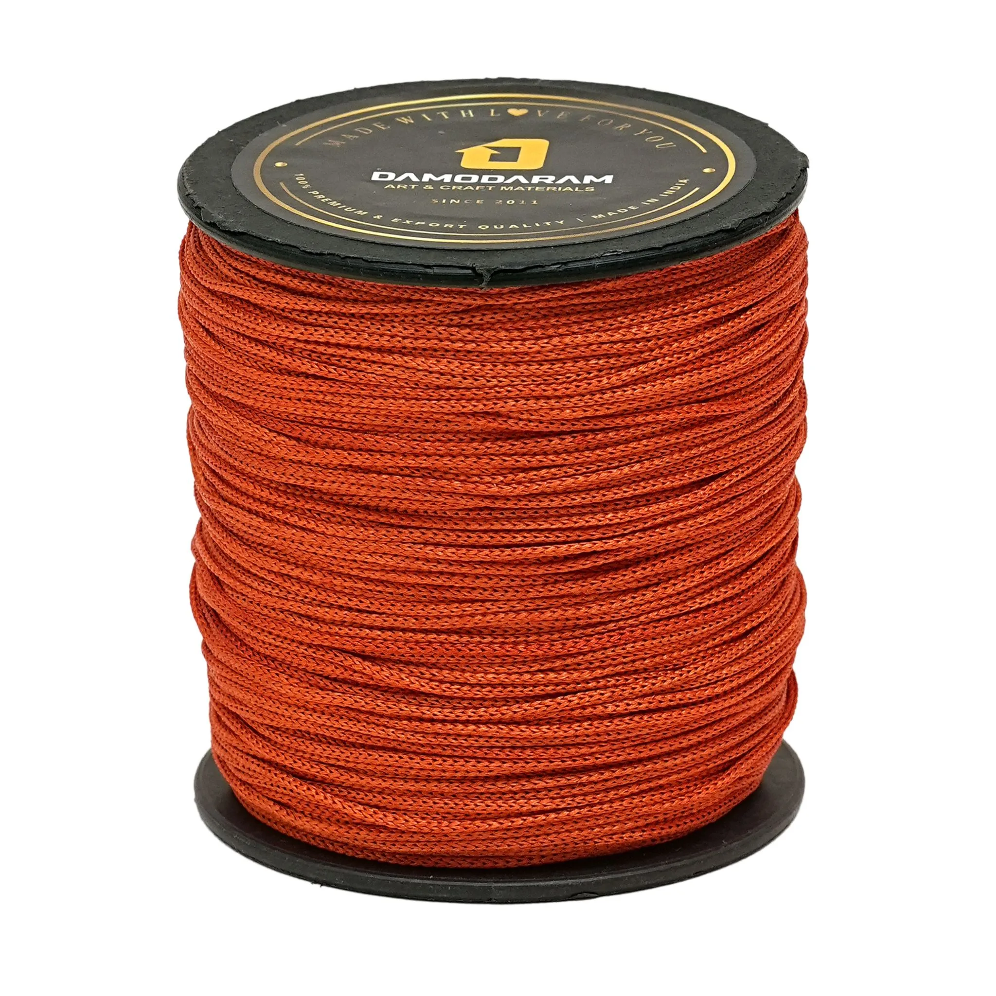 1mm Nylon Macrame Thread Cord/Dori For Art Craft & DIY Projects (Copper)