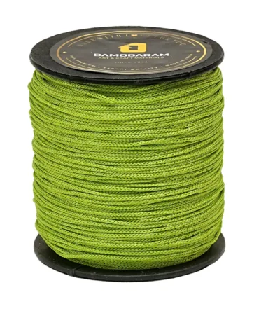 2mm Nylon Macrame Thread Cord/Dori For Art Craft & DIY Projects (Parrot Green Popati)