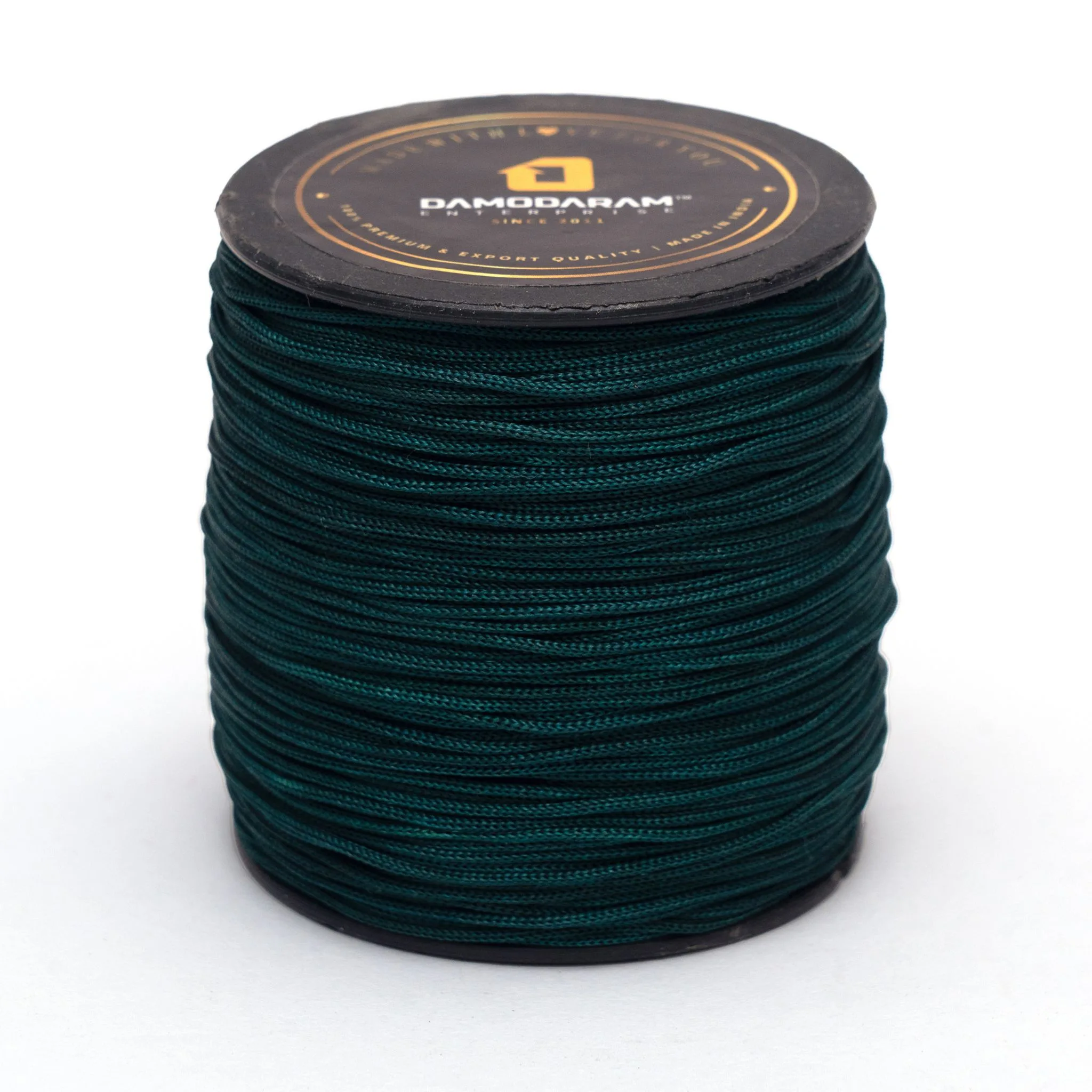 2mm Nylon Macrame Thread Cord/Dori For Art Craft & DIY Projects (Bottle Green)