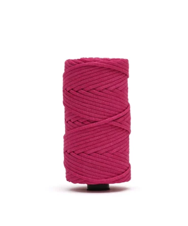 3mm PP Macrame Thread Cord Dori For Art Craft & DIY Projects (85 MTR, Rani)