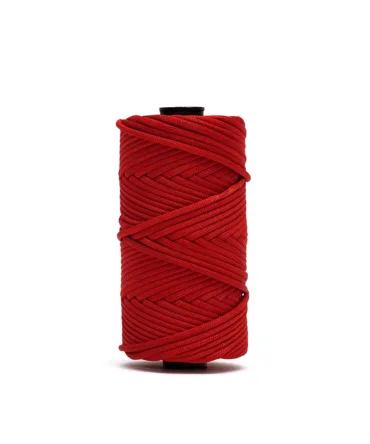 3mm PP Macrame Thread Cord Dori For Art Craft & DIY Projects (50 MTR, Red)